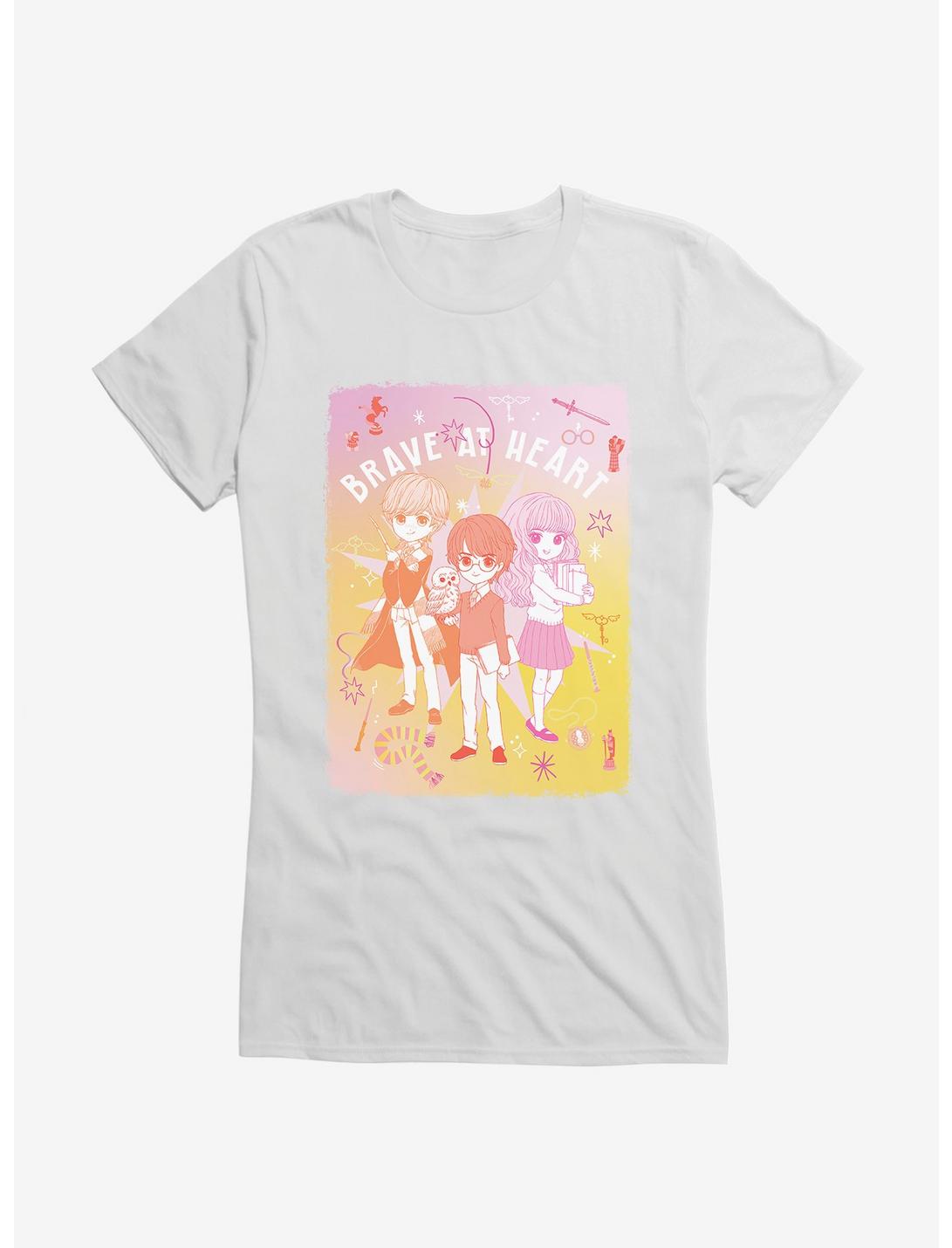 Harry Potter Brave At Heart Girls T-Shirt, WHITE, hi-res