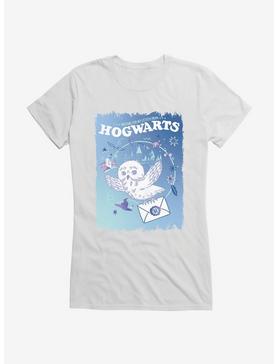Harry Potter Hedwig Hogwarts Girls T-Shirt, WHITE, hi-res