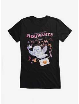 Harry Potter Letter From Hogwarts Girls T-Shirt, BLACK, hi-res