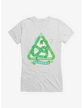 Harry Potter Slytherin Sparkles Girls T-Shirt, WHITE, hi-res
