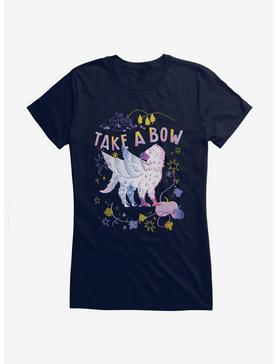 Harry Potter Take A Bow Girls T-Shirt, NAVY, hi-res