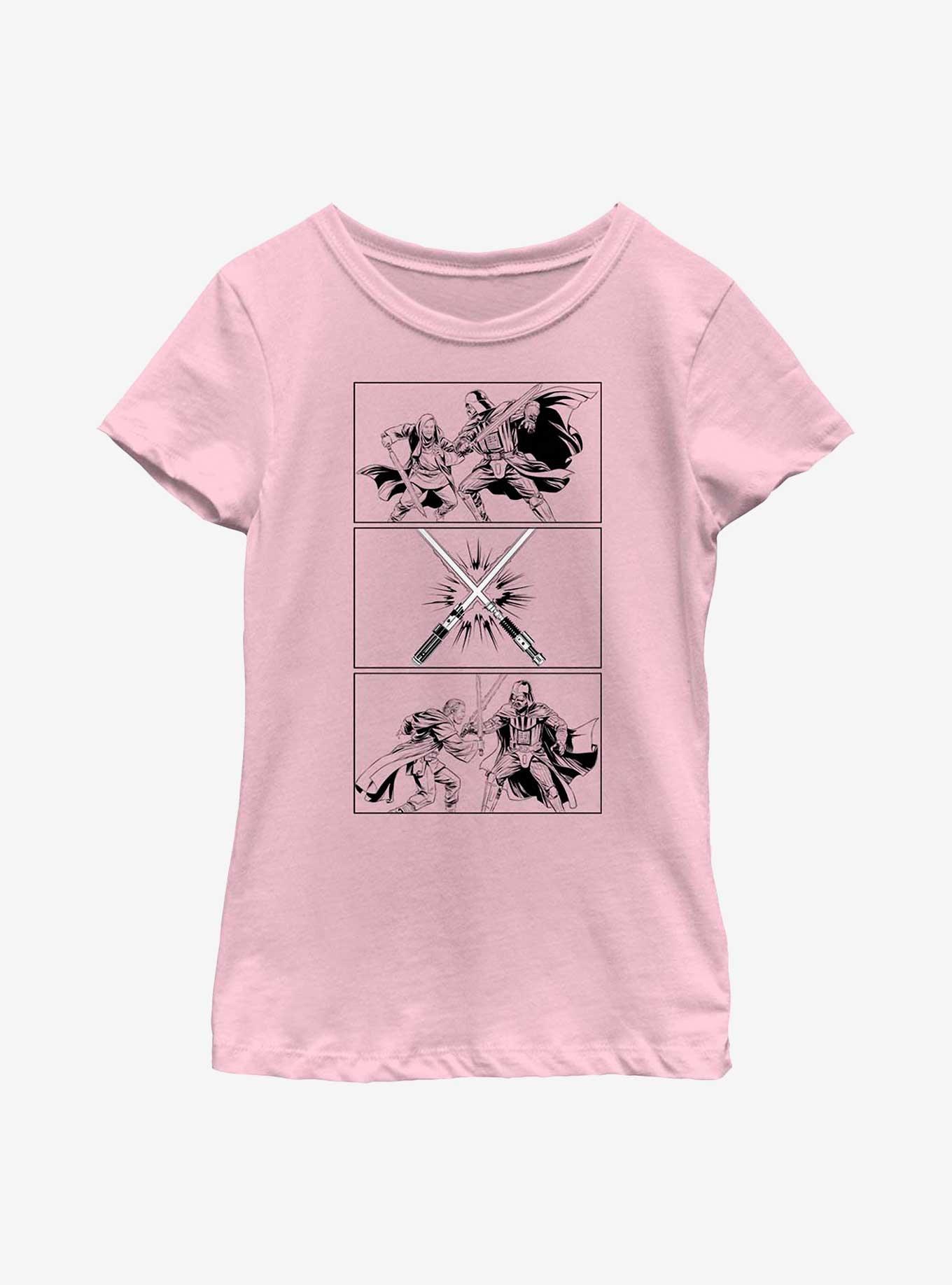 Star Wars Obi-Wan Kenobi Three Stack Youth Girls T-Shirt, , hi-res