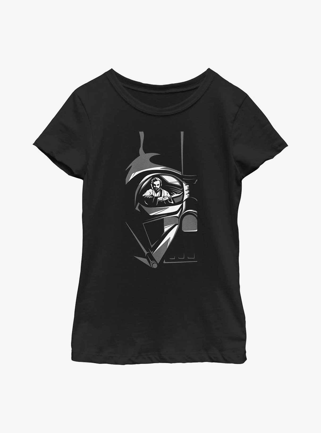 Star Wars Obi-Wan Kenobi Vader Reflection Graphic Youth Girls T-Shirt, , hi-res