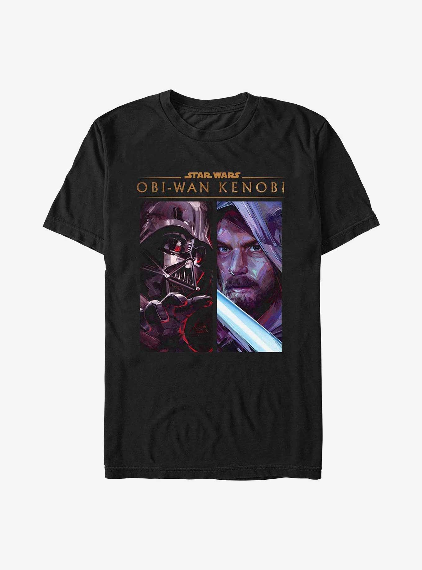 Star Wars Obi-Wan Kenobi Panels T-Shirt, BLACK, hi-res