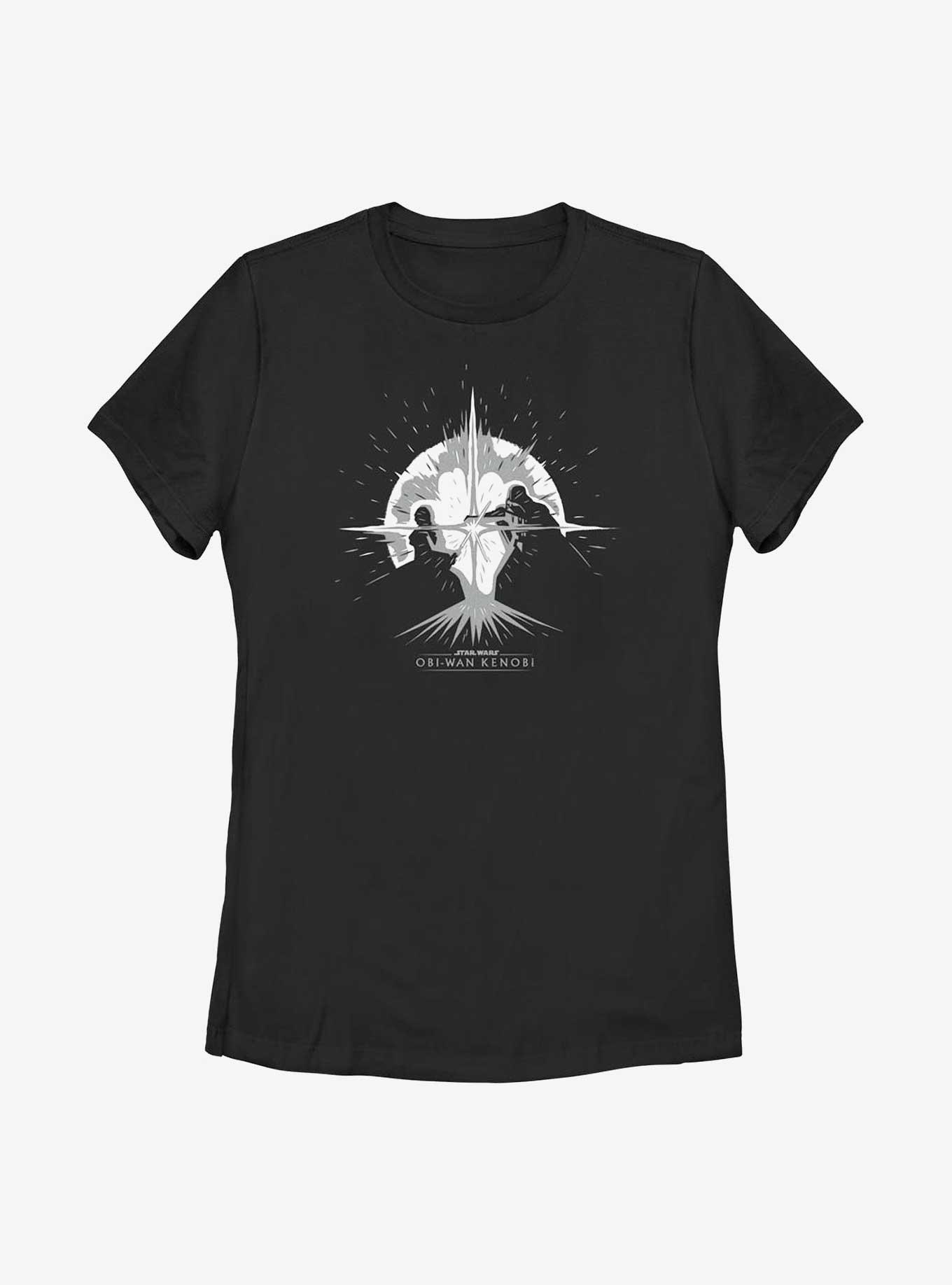 Star Wars Obi-Wan Kenobi Explosive Duel Graphic Womens T-Shirt, , hi-res