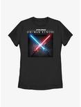 Star Wars Obi-Wan Kenobi Light Saber Clash Womens T-Shirt, BLACK, hi-res
