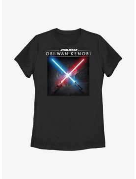 Star Wars Obi-Wan Kenobi Light Saber Clash Womens T-Shirt, , hi-res