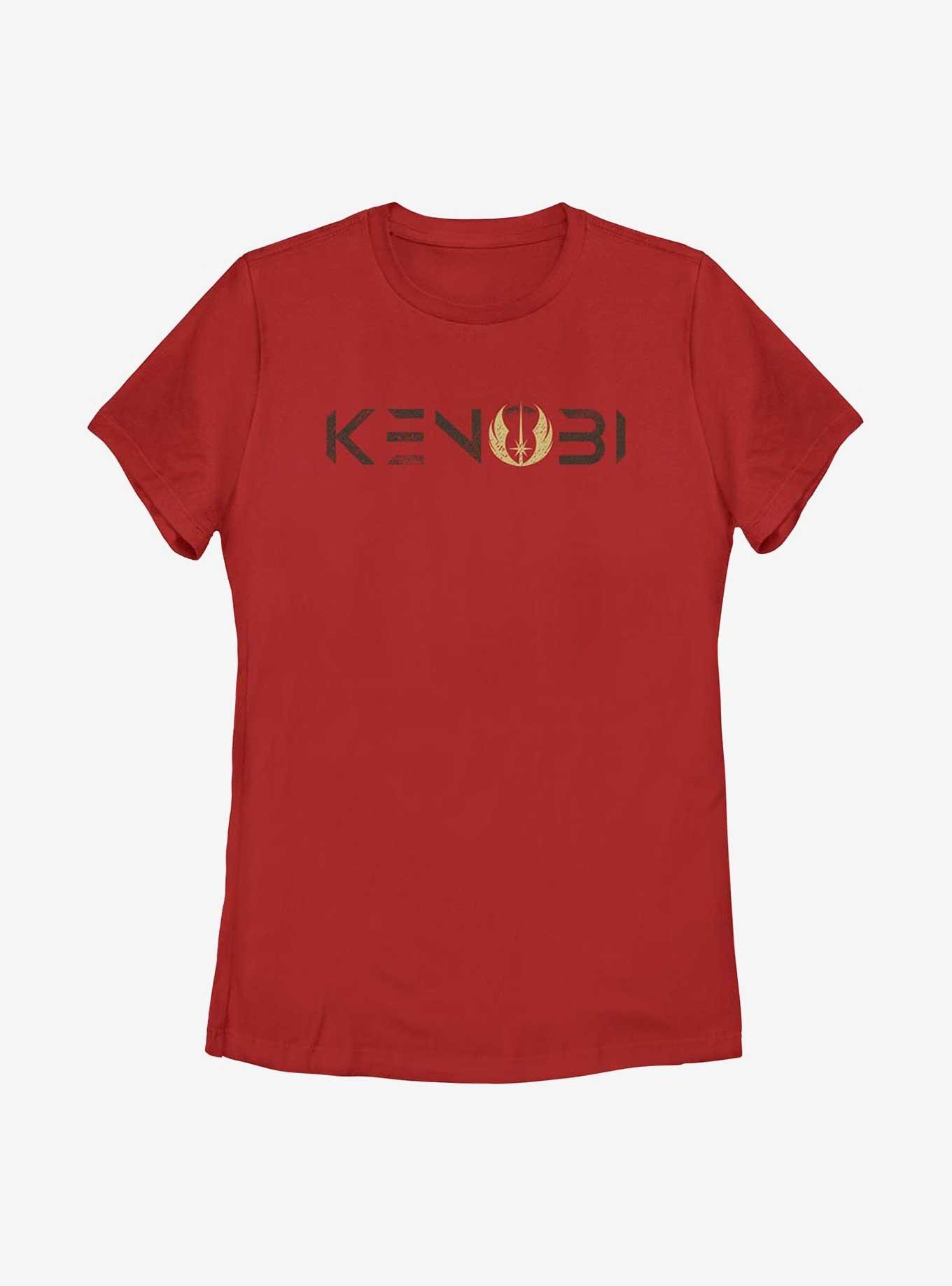 Star Wars Obi-Wan Kenobi Logo Womens T-Shirt, RED, hi-res