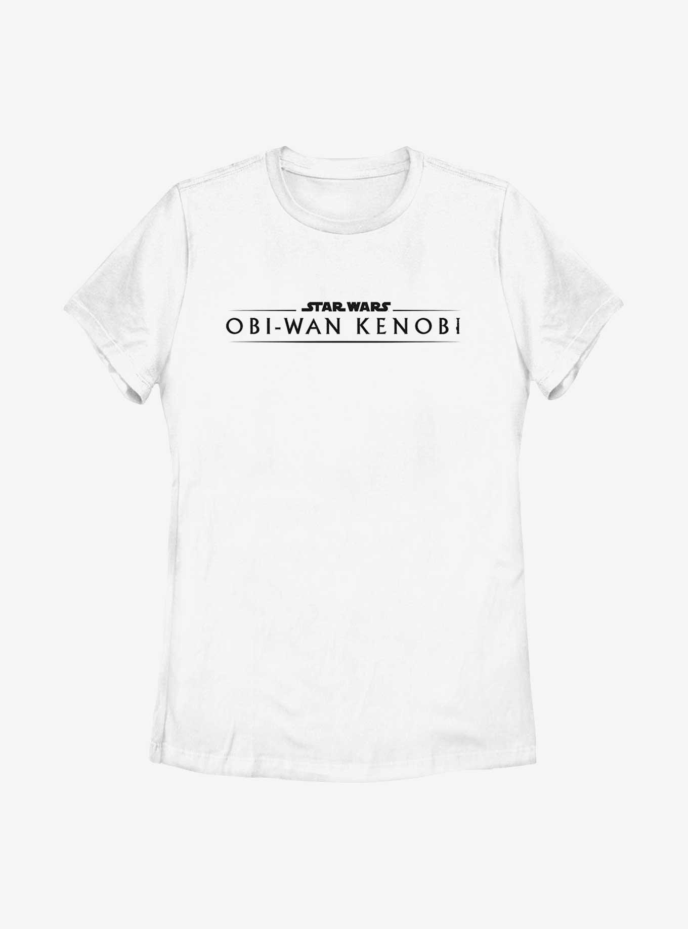 Star Wars Obi-Wan Kenobi Logo Womens T-Shirt, WHITE, hi-res