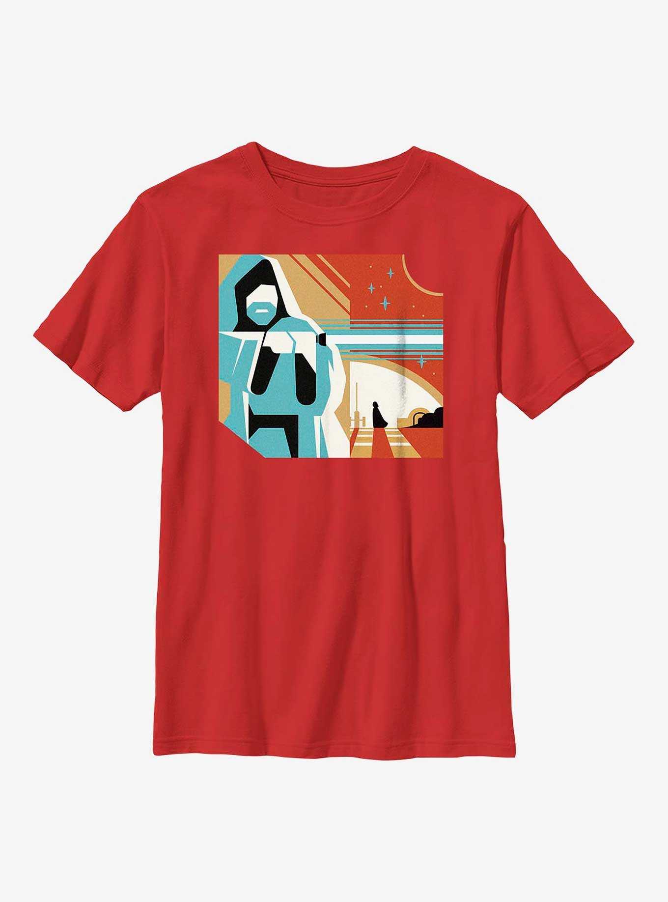 Star Wars Obi-Wan Kenobi Geometric Obi-Wan Youth T-Shirt, , hi-res