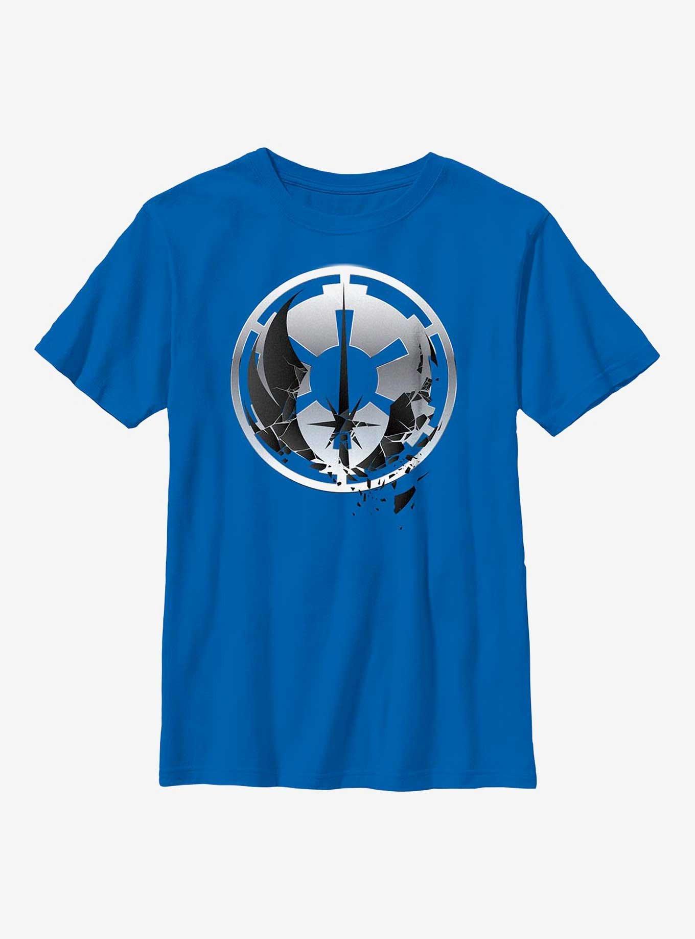 Star Wars Obi-Wan Kenobi Jedi To Empire Logo Youth T-Shirt, , hi-res