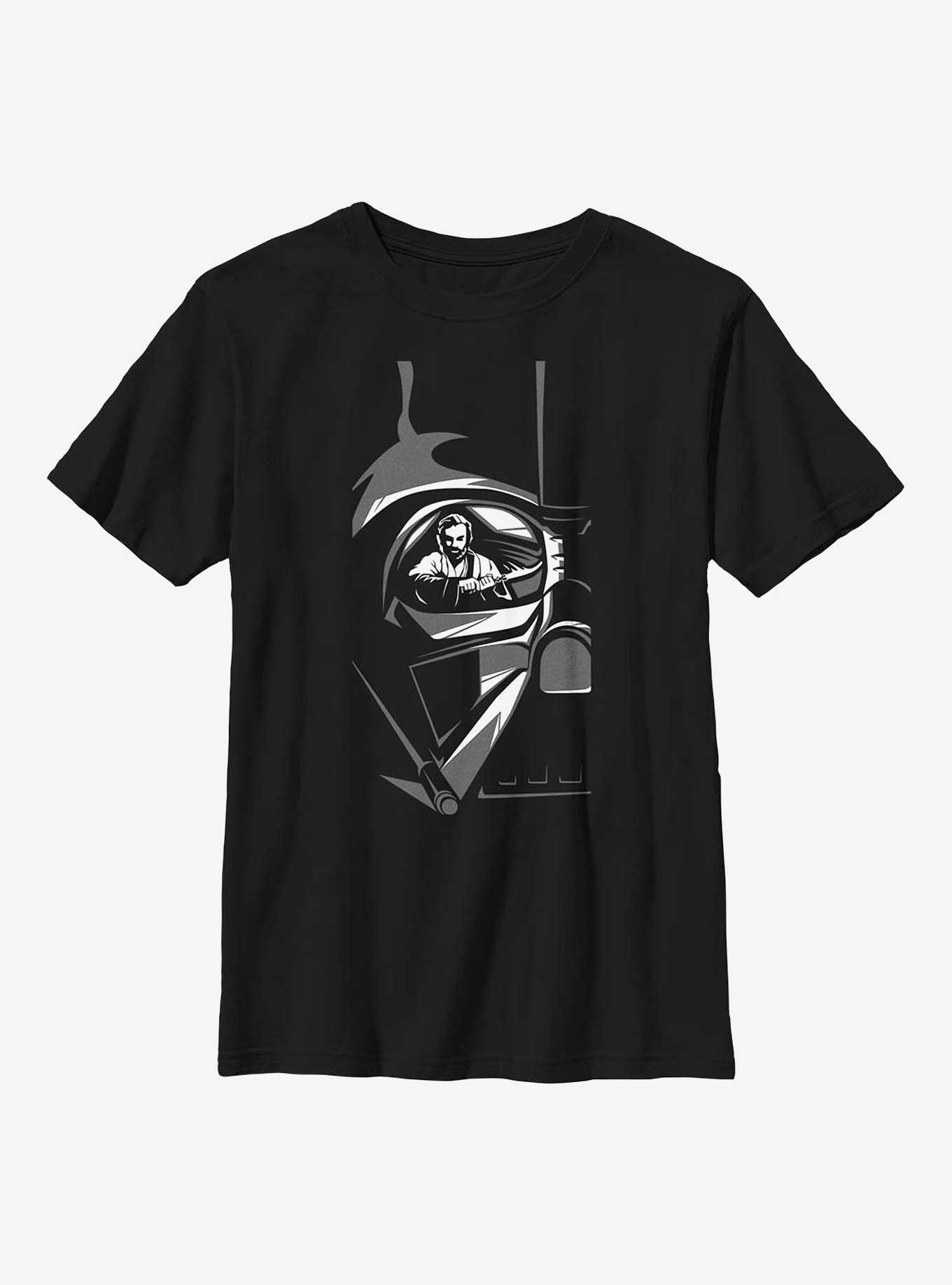 Star Wars Obi-Wan Kenobi Vader Reflection Graphic Youth T-Shirt, , hi-res
