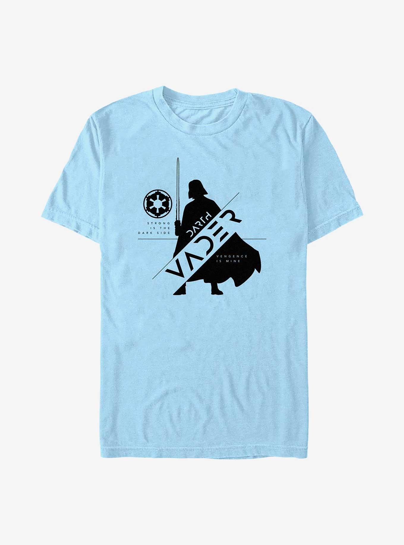 Star Wars Obi-Wan Kenobi Vader Silhouette T-Shirt, LT BLUE, hi-res