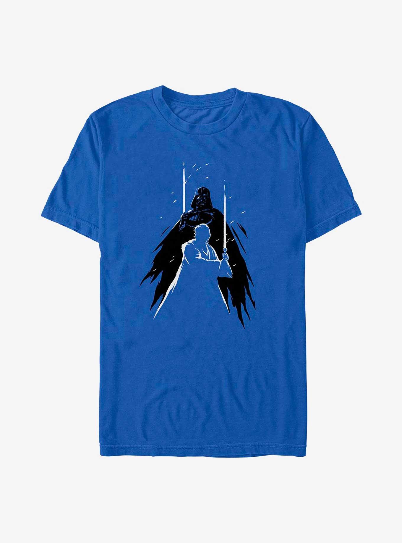 Star Wars Obi-Wan Kenobi Vader Silhouettes T-Shirt, ROYAL, hi-res