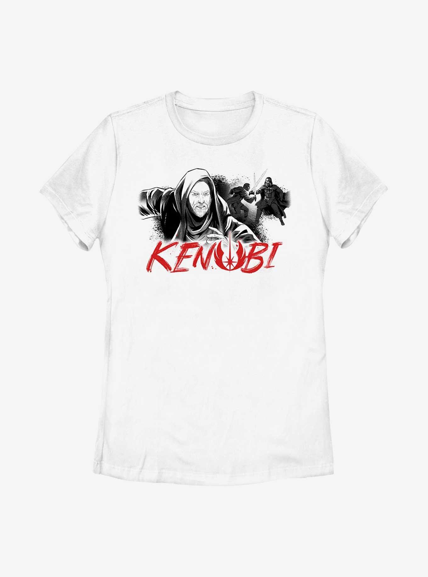 Star Wars Obi-Wan Kenobi Script Womens T-Shirt, WHITE, hi-res