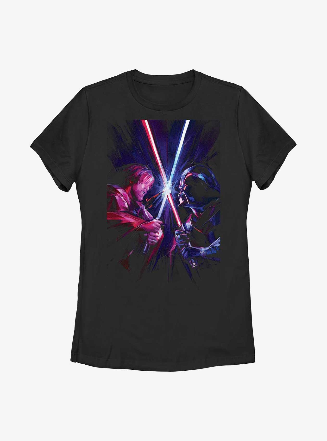 Star Wars Obi-Wan Kenobi Vader Womens T-Shirt, BLACK, hi-res