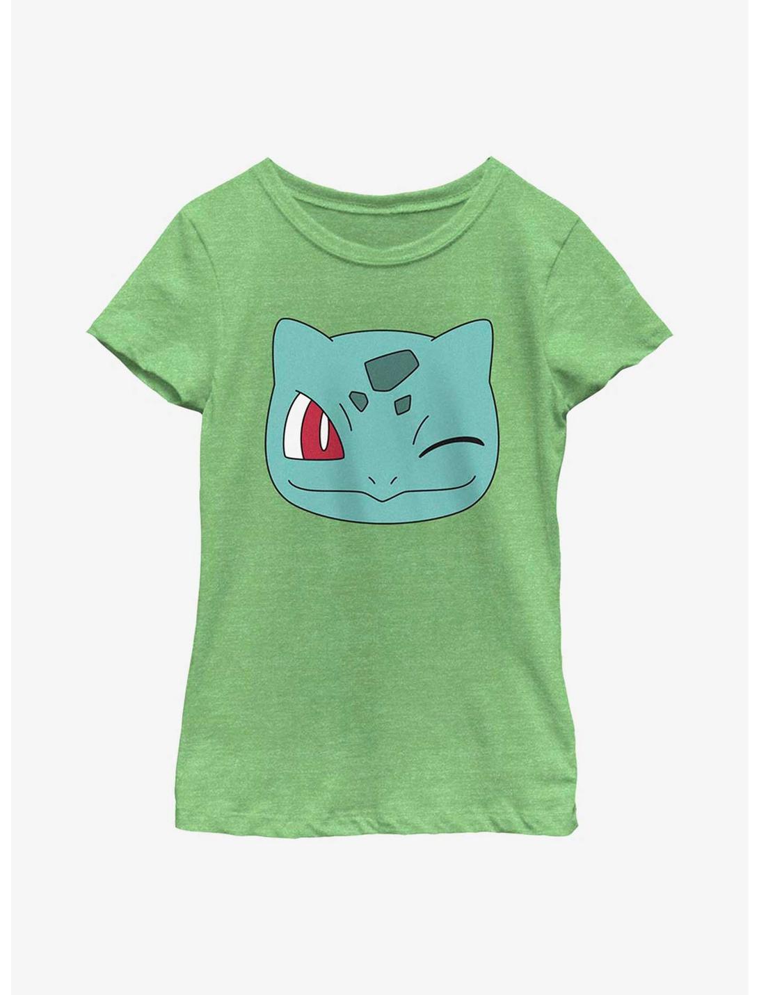 Pokémon Bulbasaur Face Youth Girls T-Shirt, , hi-res