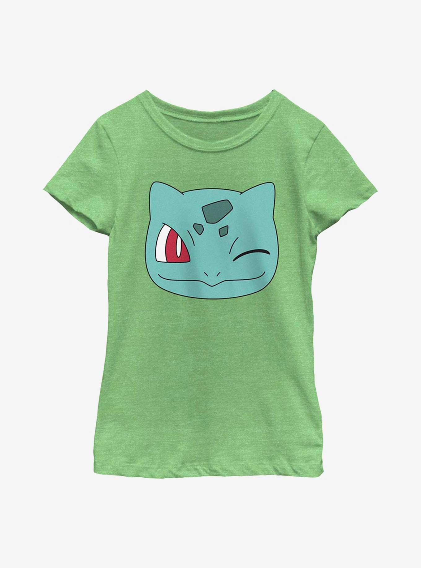 Pok&eacute;mon Bulbasaur Face Youth Girls T-Shirt, , hi-res