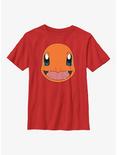 Pokémon Charmander Face Youth T-Shirt, RED, hi-res