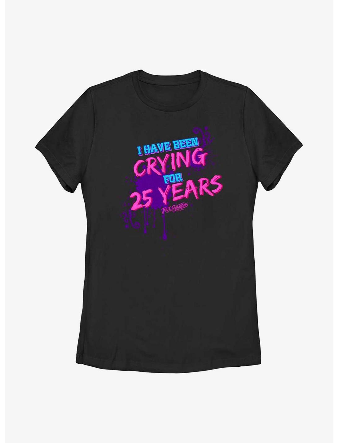 Julie And The Phantoms Crying Years Womens T-Shirt, BLACK, hi-res