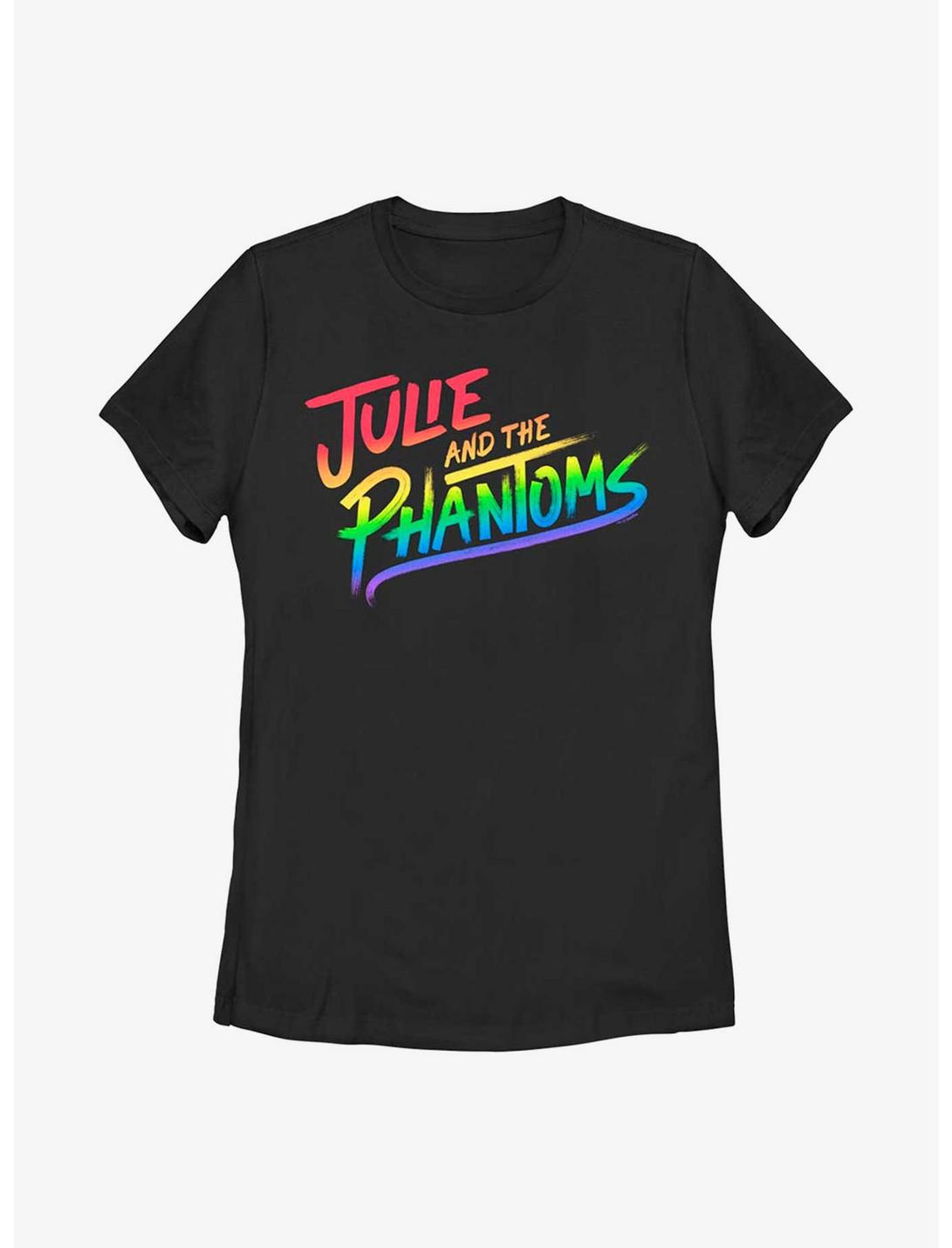 Julie And The Phantoms Logo Fill Womens T-Shirt, BLACK, hi-res