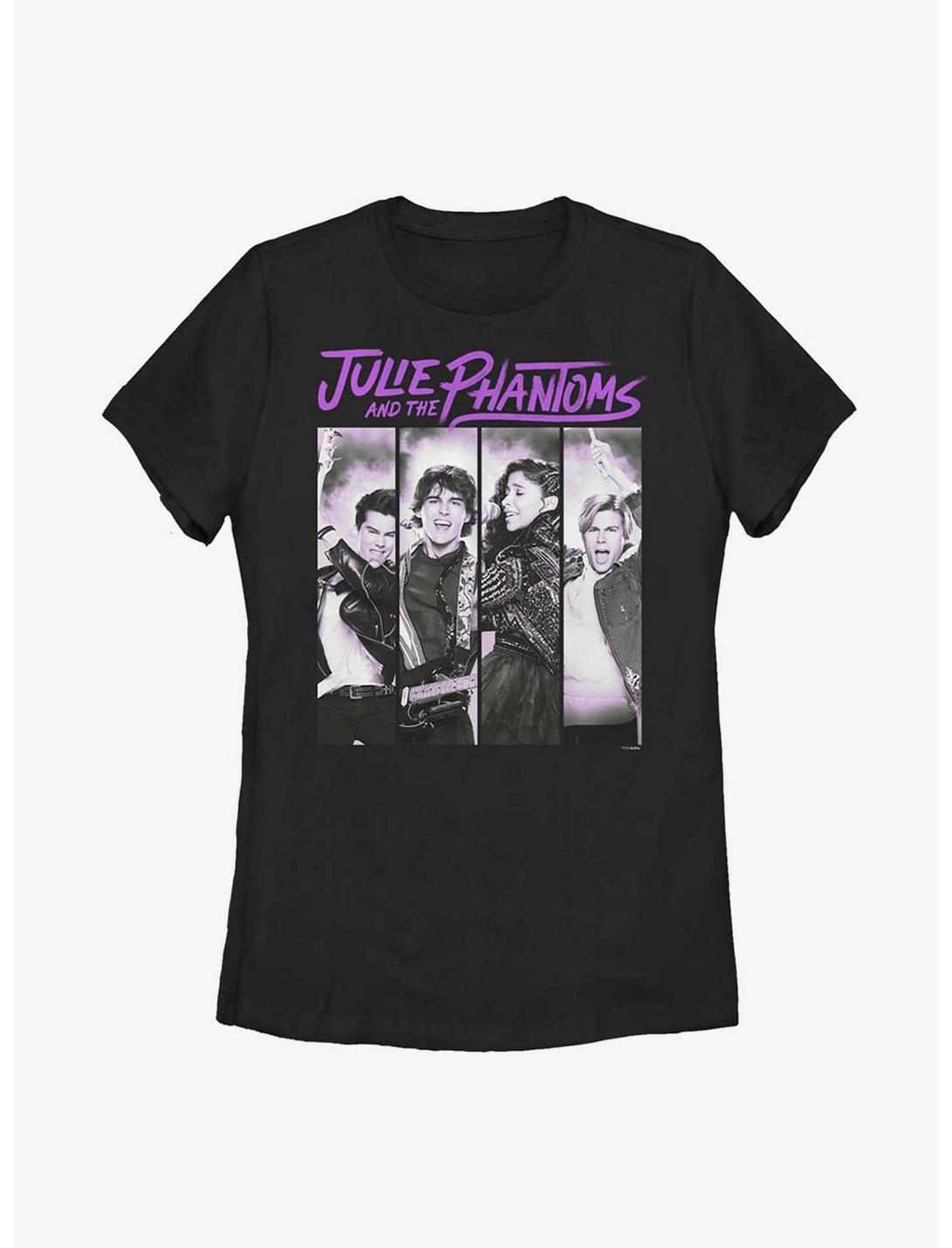 Julie And The Phantoms Panel Band Womens T-Shirt, BLACK, hi-res