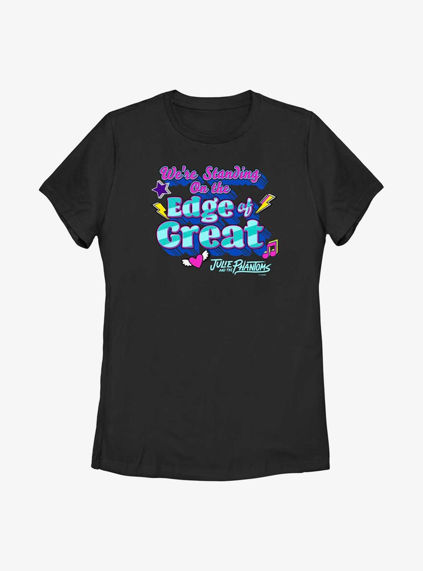 Julie And The Phantoms Standing On The Edge Womens T-Shirt, BLACK, hi-res