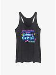 Julie And The Phantoms Standing On The Edge Womens Tank Top, BLK HTR, hi-res