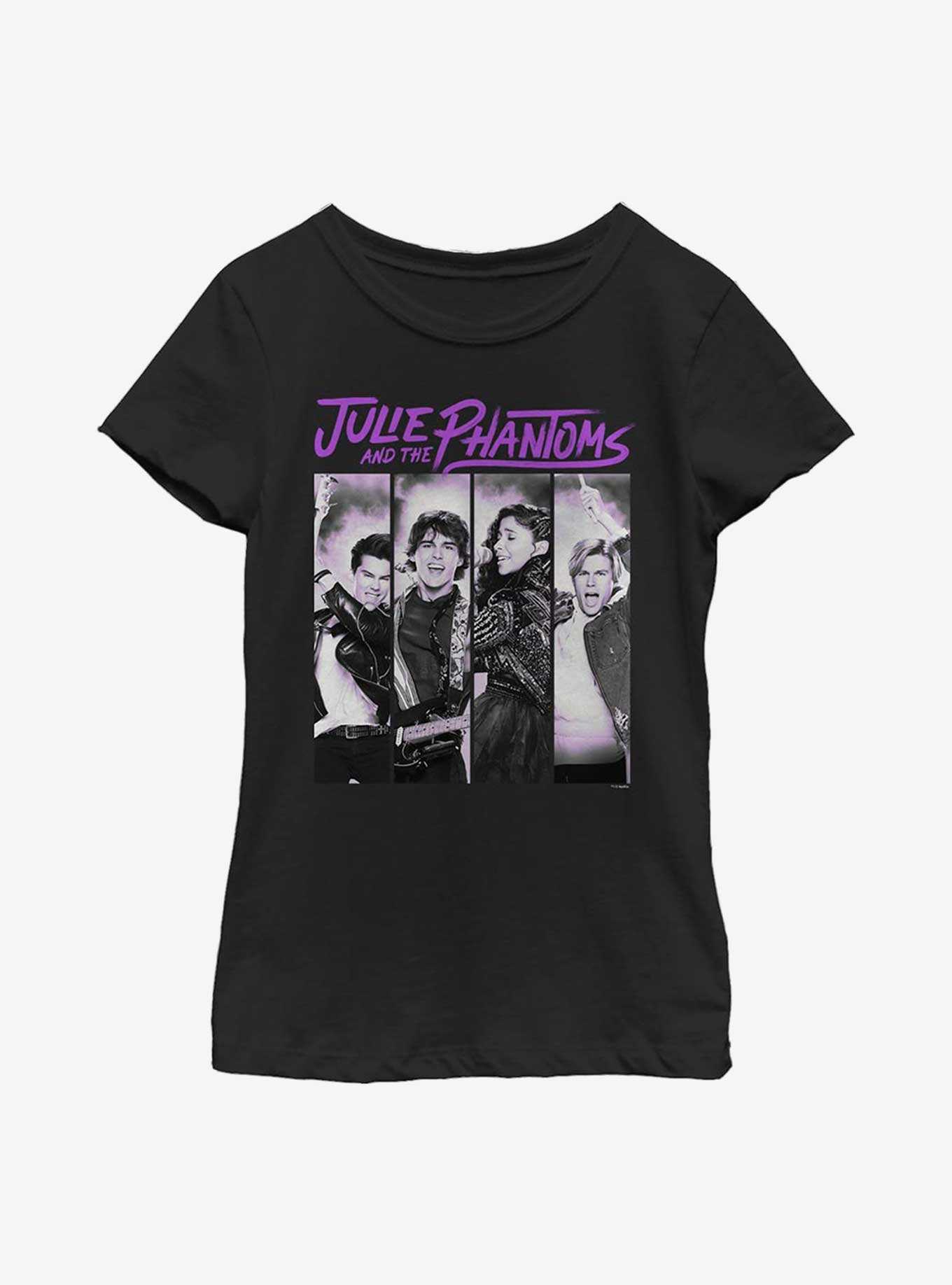 Julie And The Phantoms Panel Band Youth Girls T-Shirt, , hi-res