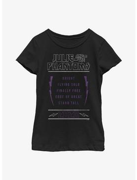 Julie And The Phantoms Set List Youth Girls T-Shirt, , hi-res