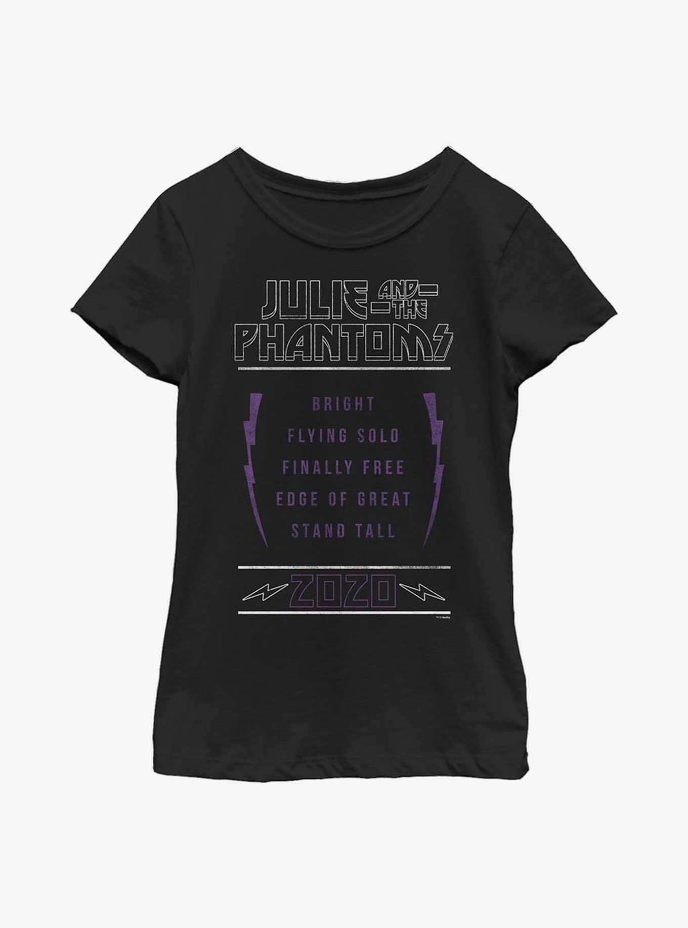 Julie And The Phantoms Set List Youth Girls T-Shirt, , hi-res