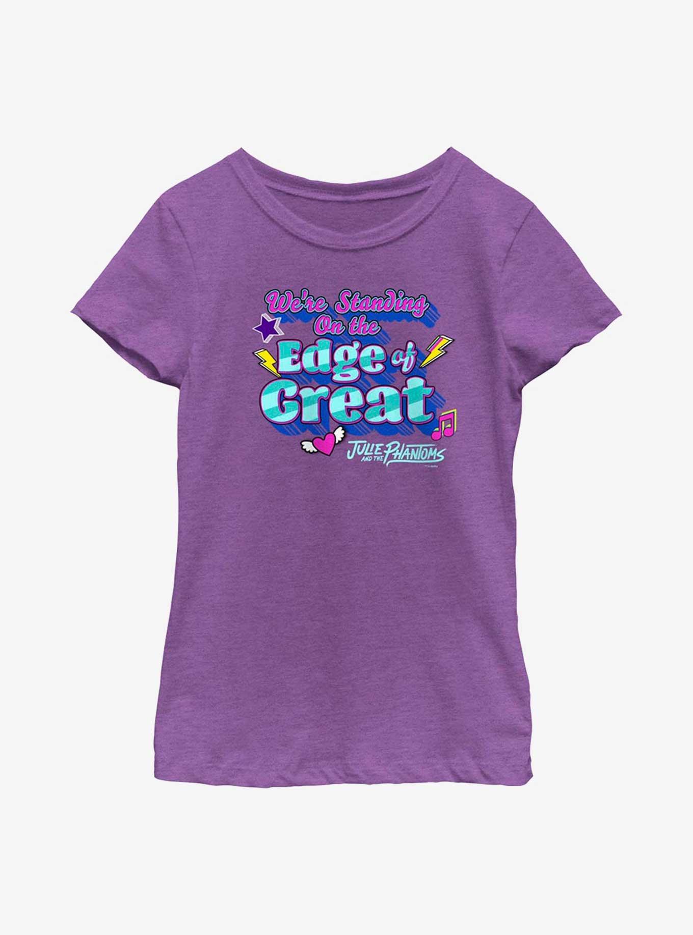 Julie And The Phantoms Standing On The Edge Youth Girls T-Shirt, PURPLE BERRY, hi-res