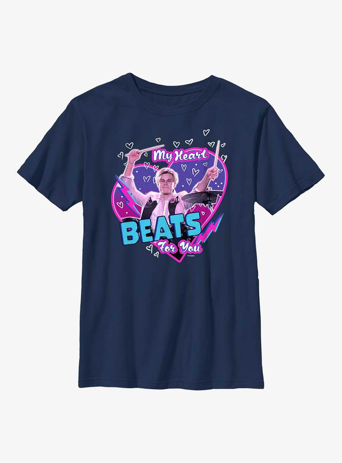 Julie And The Phantoms Beats 4 You Youth T-Shirt, NAVY, hi-res