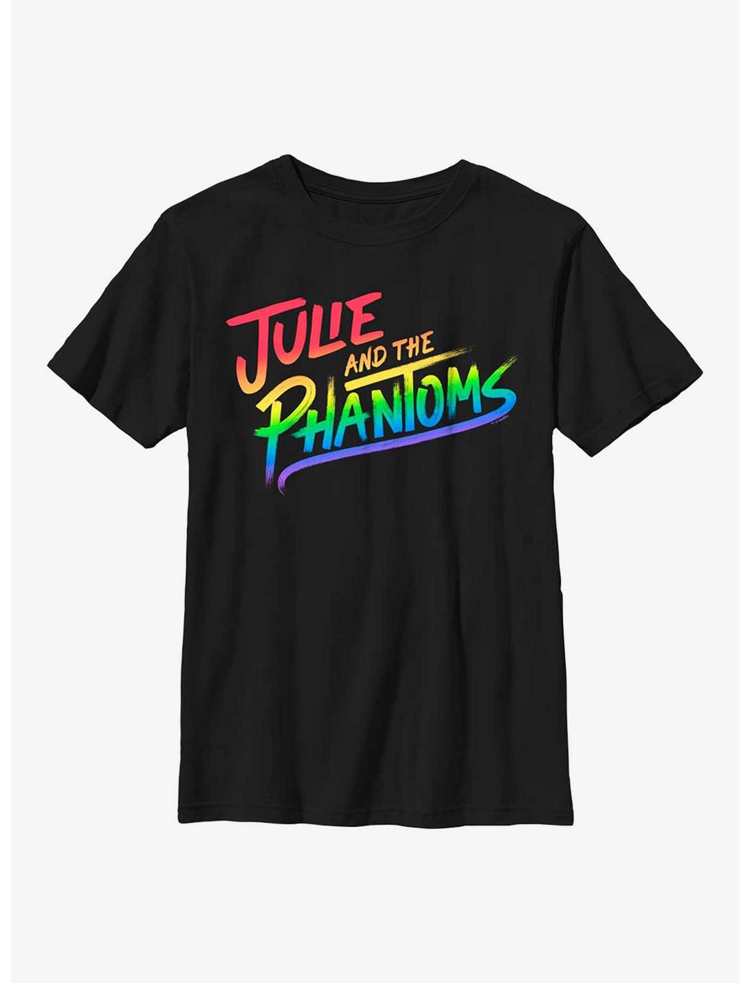 Julie And The Phantoms Logo Fill Youth T-Shirt, BLACK, hi-res