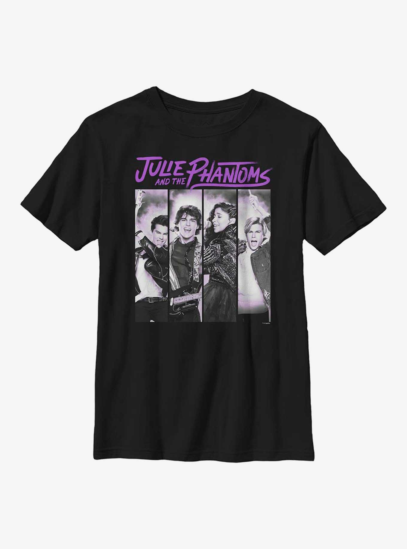 Julie And The Phantoms Panel Band Youth T-Shirt, , hi-res