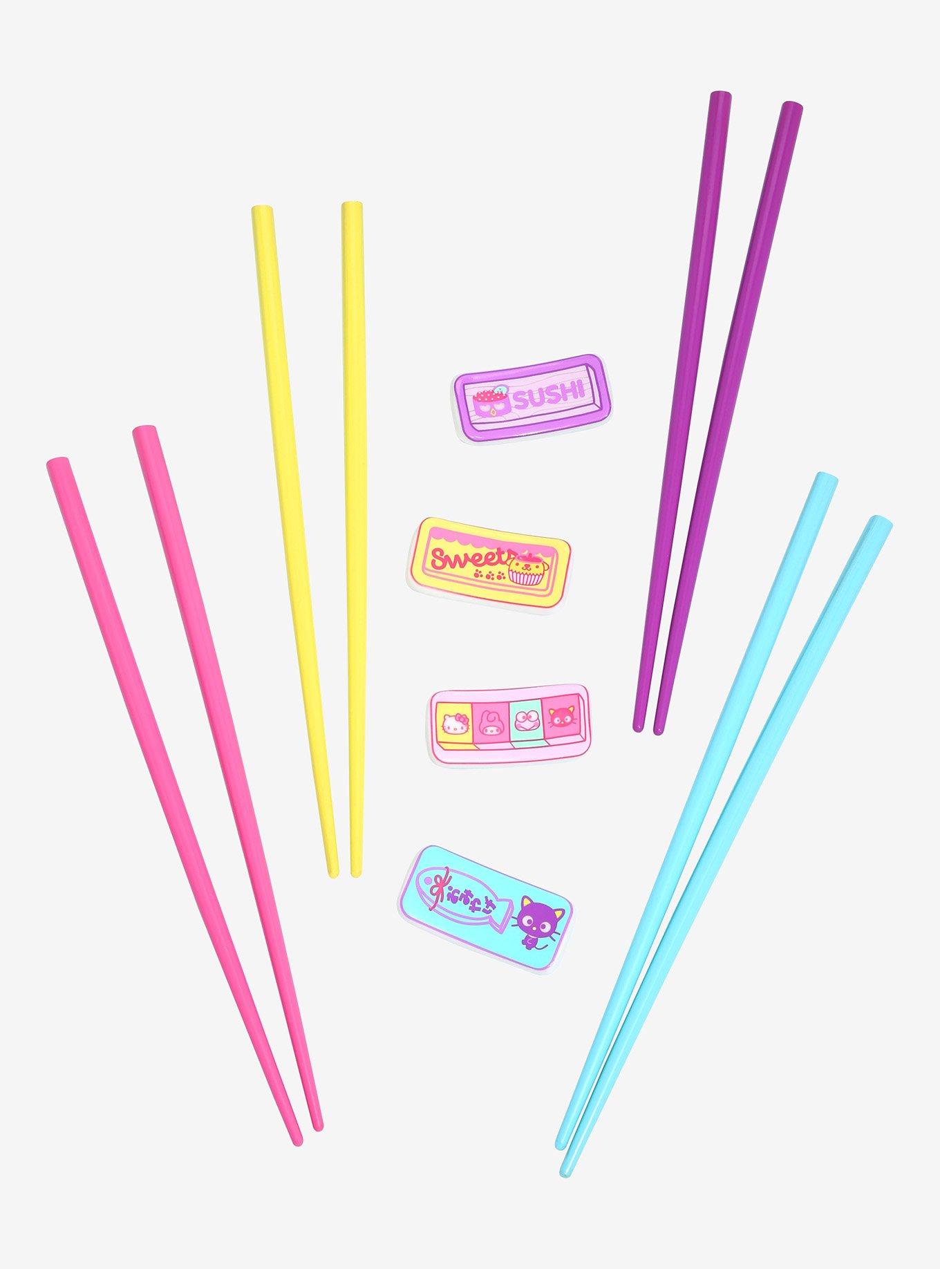 Hello Kitty And Friends Chopstick & Tray Set, , hi-res