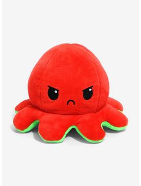 Tee Turtle Angry + Happy Reversible Octopus 5 Inch Plush, , hi-res