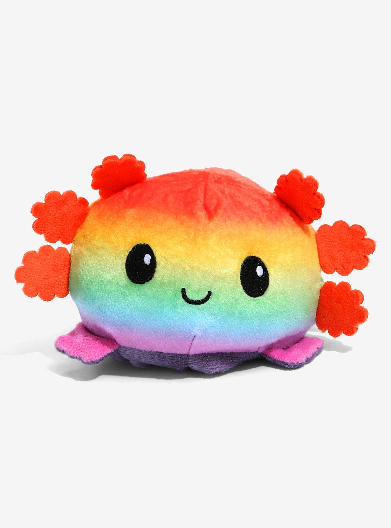 TeeTurtle Happy + Angry Reversible Mood 5 Inch Axolotl Plush, , hi-res