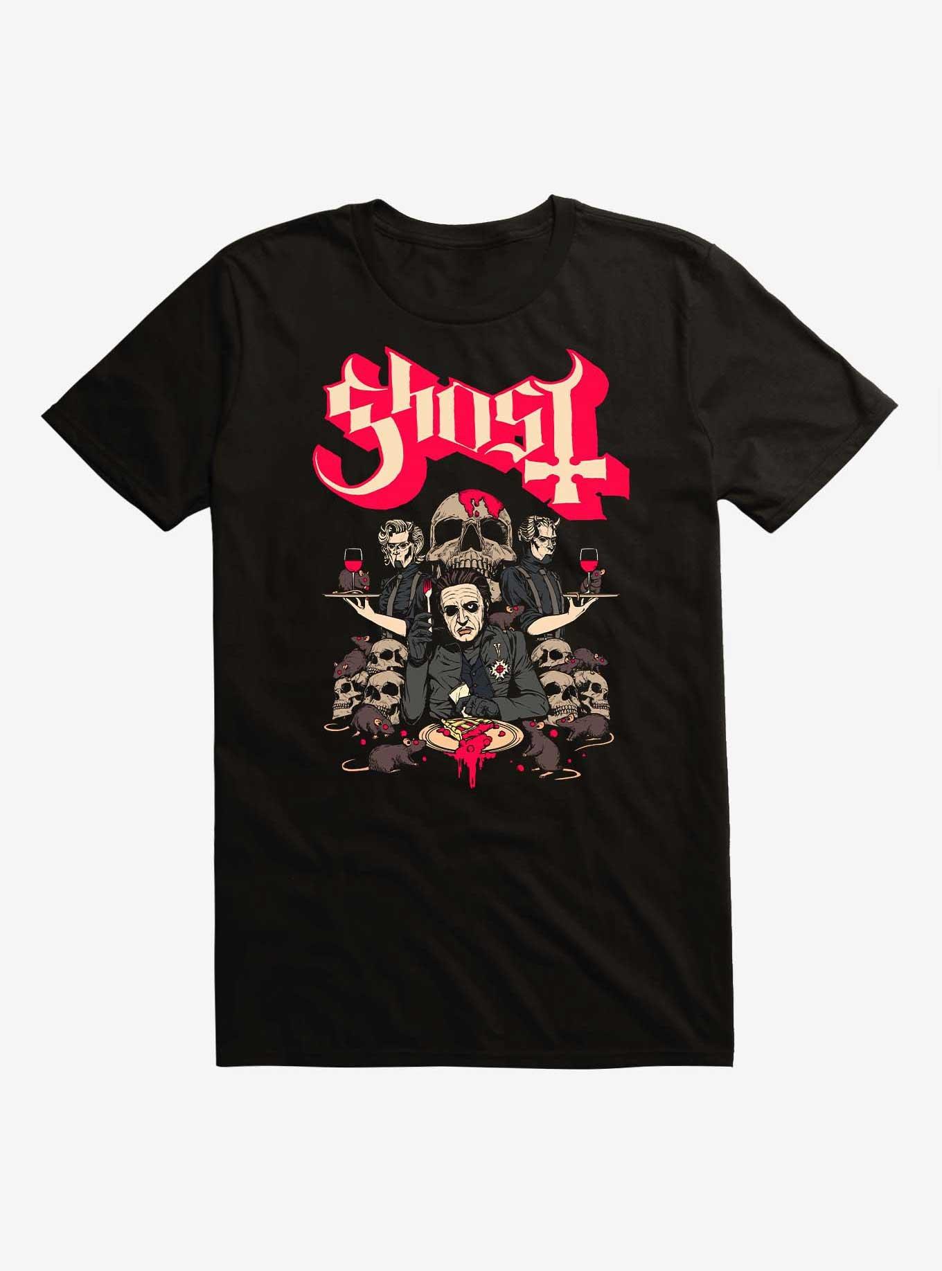 Ghost Cherry Pie T-Shirt BLACK Hot Topic
