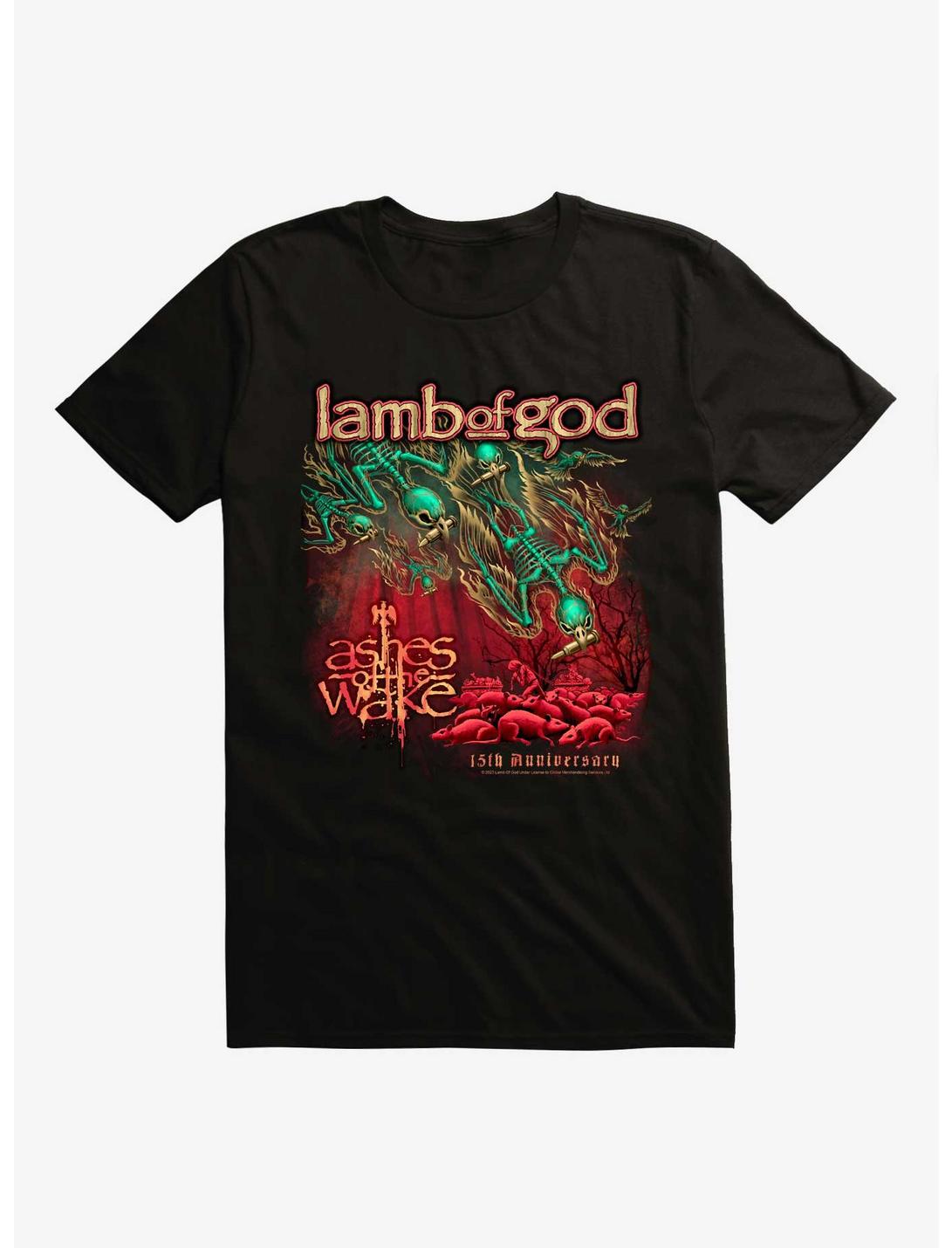 Lamb Of God Ashes Of The Wake 15th Anniversary T-Shirt, BLACK, hi-res