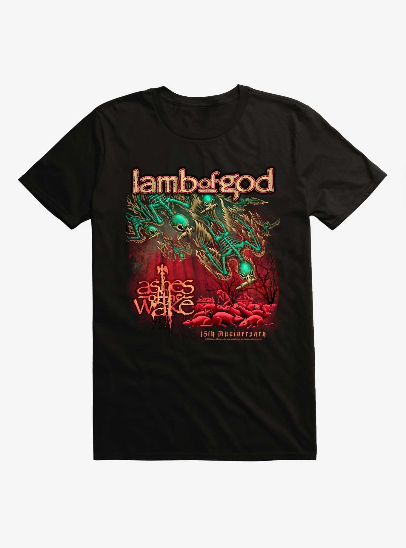 Lamb Of God Ashes Of The Wake 15th Anniversary T-shirt - Black 