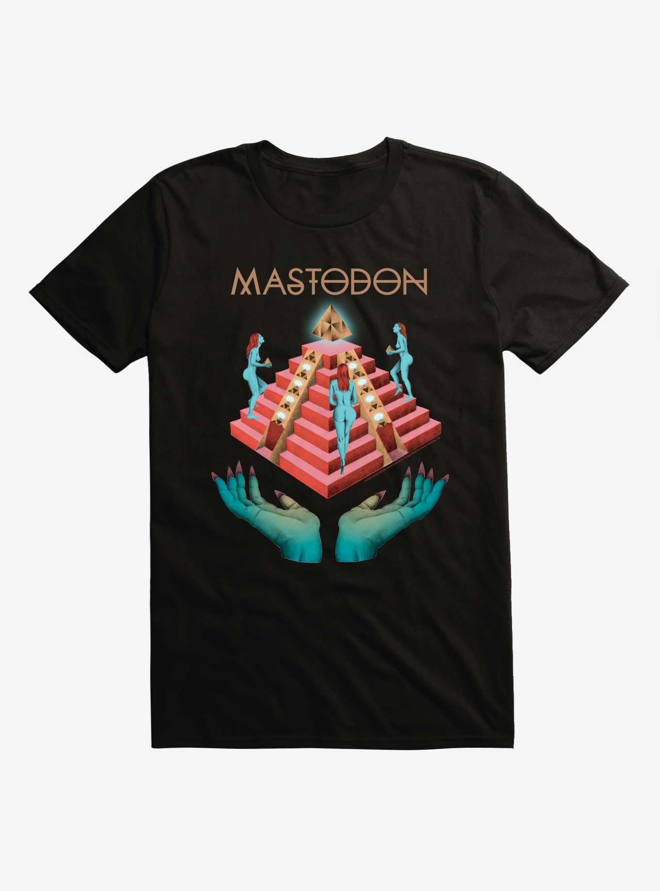 Mastodon Pyramid Steps T-Shirt, BLACK, hi-res