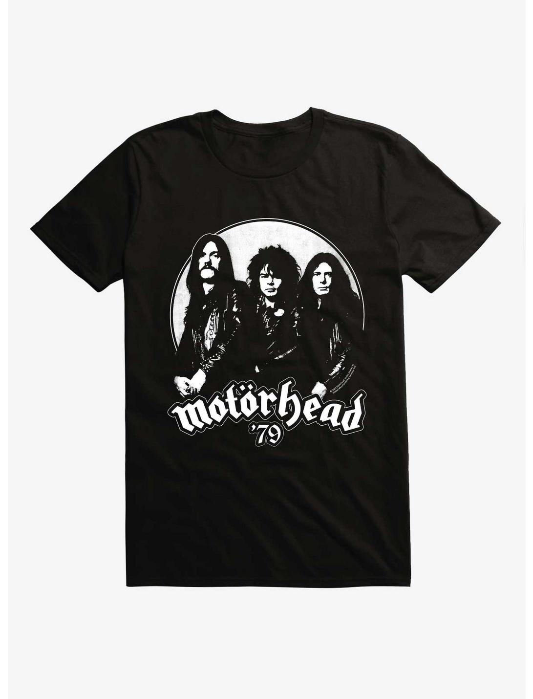 Motorhead Band Photo '79 T-Shirt, BLACK, hi-res