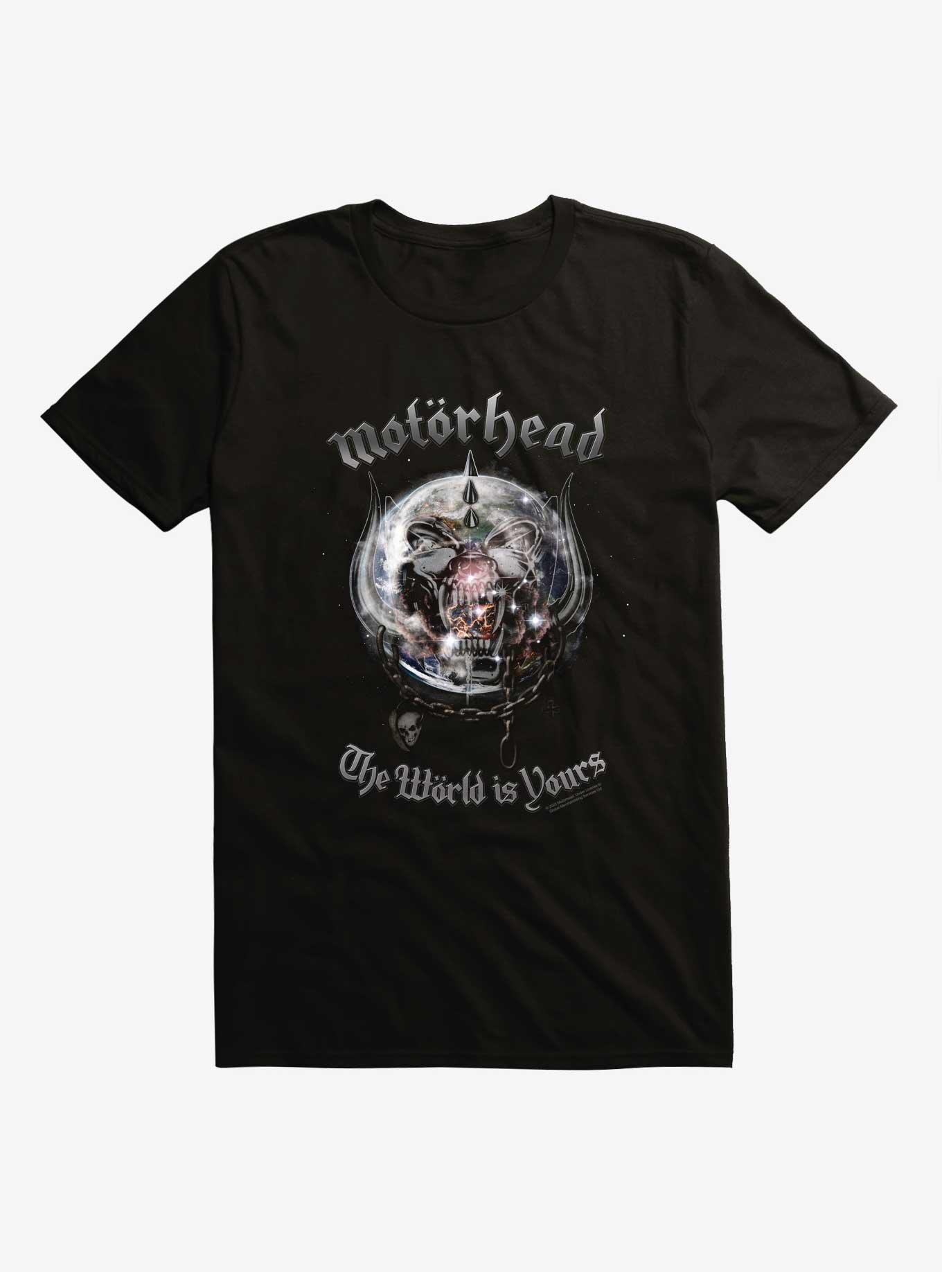 Motorhead The World Is Yours T-Shirt, BLACK, hi-res