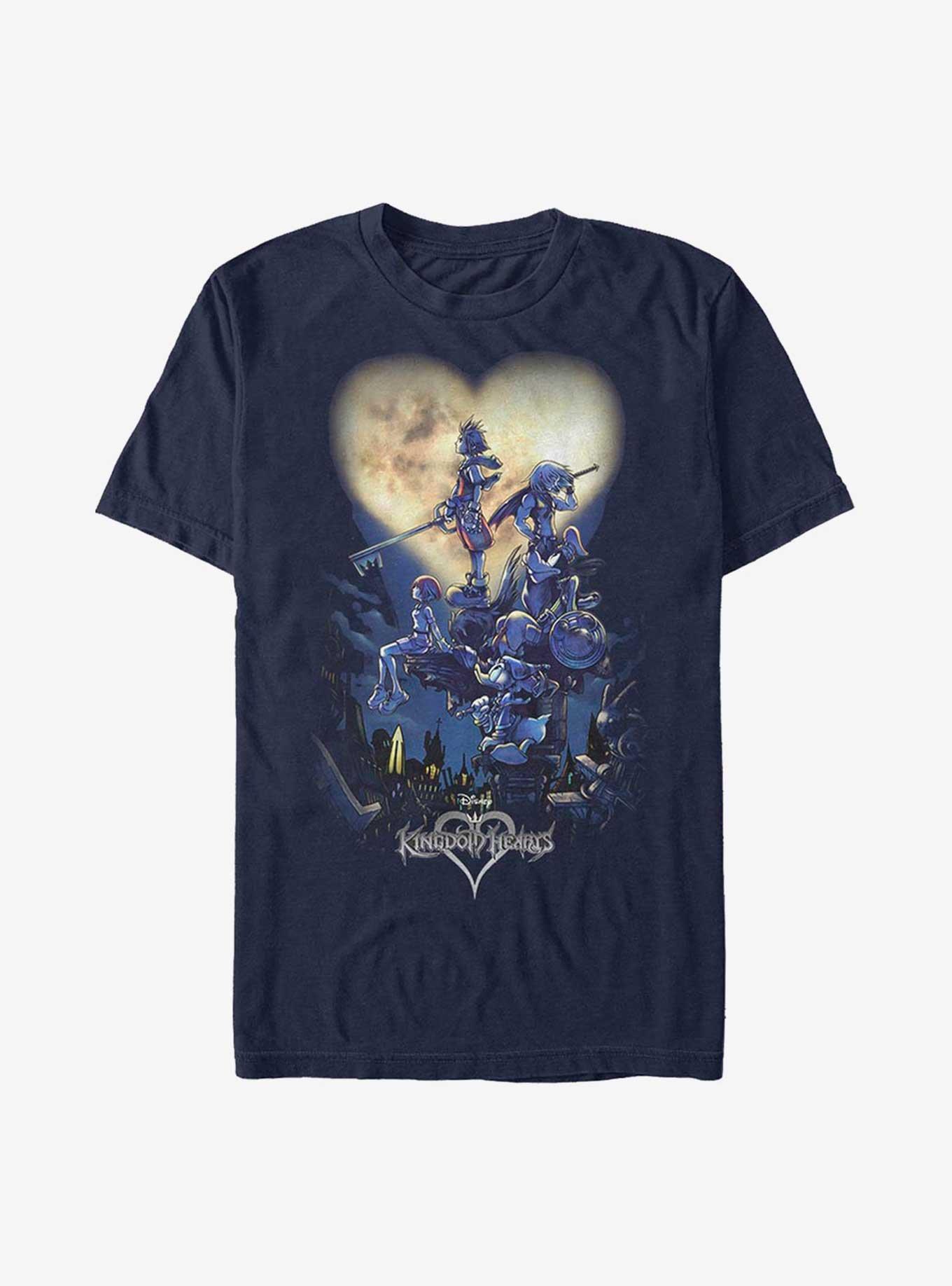 Disney Kingdom Hearts In The Night T-Shirt, , hi-res