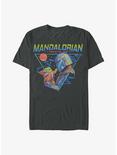 Star Wars The Mandalorian Mando And Child T-Shirt, CHARCOAL, hi-res
