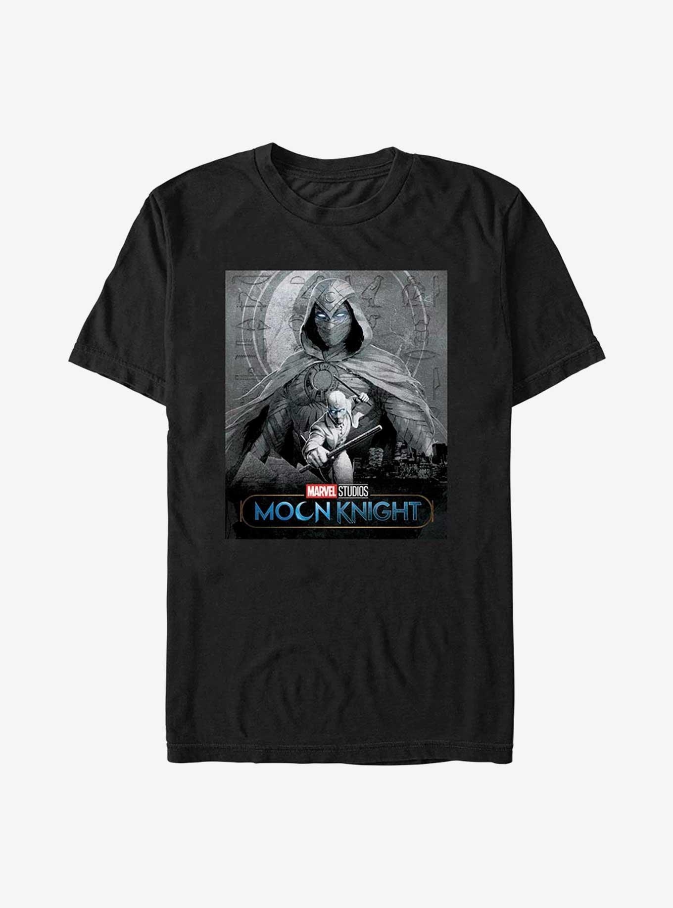 Marvel Moon Knight Portrait T-Shirt, BLACK, hi-res