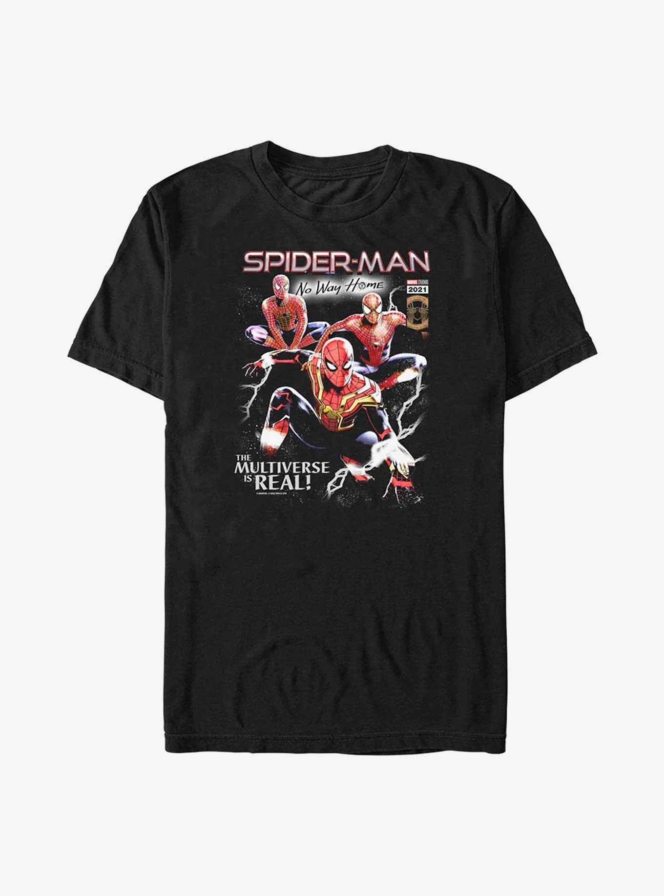 Marvel Spider-Man Peters T-Shirt, BLACK, hi-res