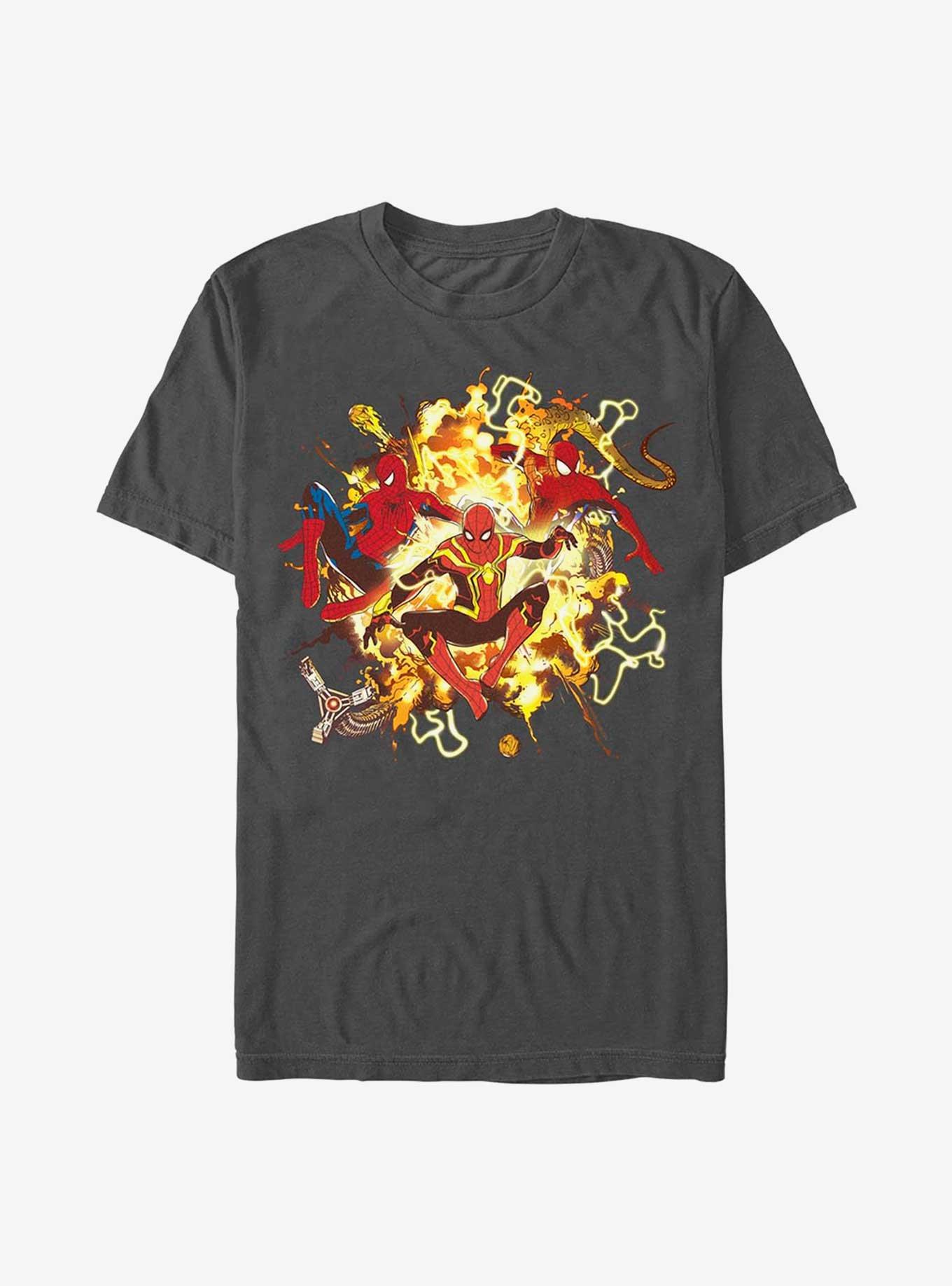 Hot Topic Marvel Spider-Man Spidey Explosion T-Shirt