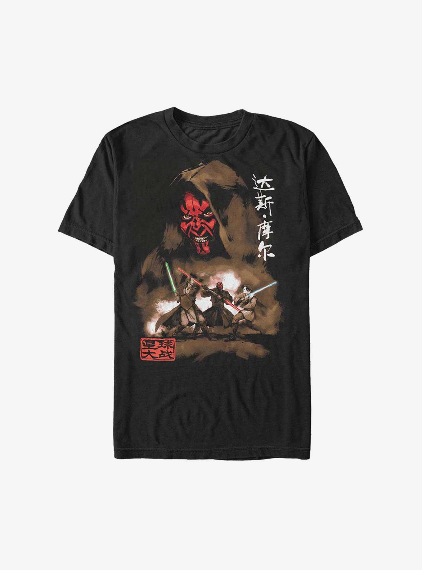 Star Wars Maul Battle T-Shirt, BLACK, hi-res